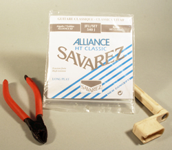 Classical guitar players string kit